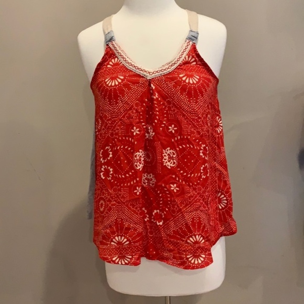 3/$25 Kohls red and grey tank top